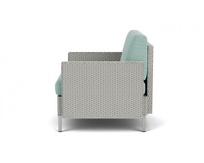 Lloyd Flanders™ Elements Lounge Chair with Stainless Steel Arms and Back - Platinum