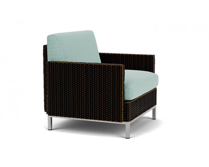 Lloyd Flanders™ Elements Lounge Chair with Stainless Steel Arms and Back - Mink