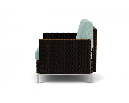 Lloyd Flanders™ Elements Lounge Chair with Stainless Steel Arms and Back - Mink