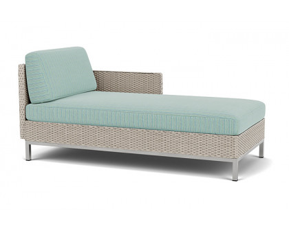 Lloyd Flanders™ Elements Left Arm Chaise with Loom Arm and Back - Linen