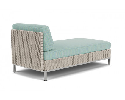 Lloyd Flanders™ Elements Left Arm Chaise with Loom Arm and Back - Linen