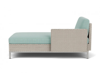 Lloyd Flanders™ Elements Left Arm Chaise with Loom Arm and Back - Linen