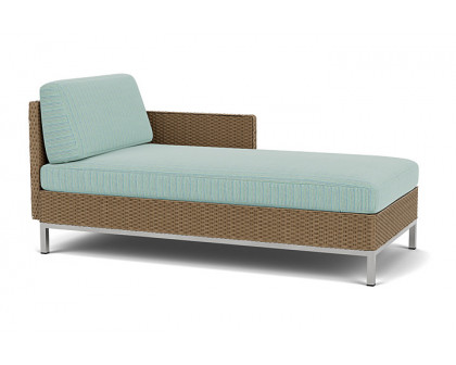 Lloyd Flanders™ Elements Left Arm Chaise with Loom Arm and Back - Fawn