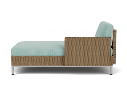 Lloyd Flanders™ Elements Left Arm Chaise with Loom Arm and Back - Fawn