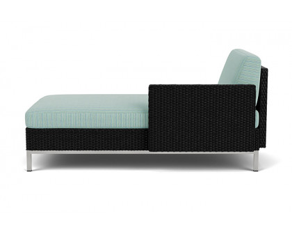 Lloyd Flanders™ Elements Left Arm Chaise with Loom Arm and Back - Ebony