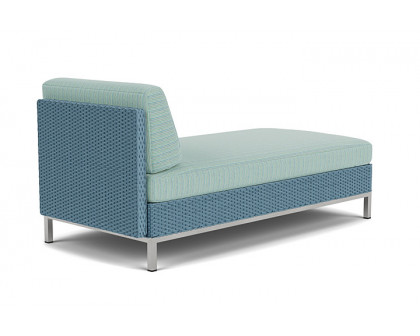 Lloyd Flanders™ Elements Left Arm Chaise with Loom Arm and Back - Stillwater