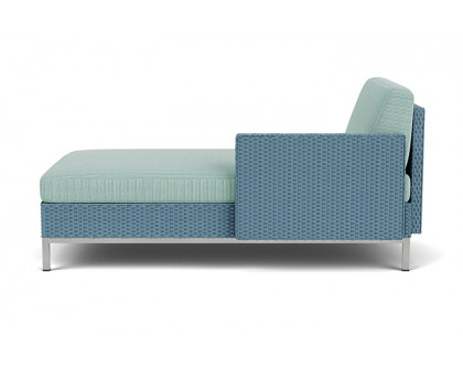 Lloyd Flanders™ Elements Left Arm Chaise with Loom Arm and Back - Stillwater