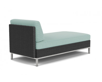 Lloyd Flanders™ Elements Left Arm Chaise with Loom Arm and Back - Charcoal