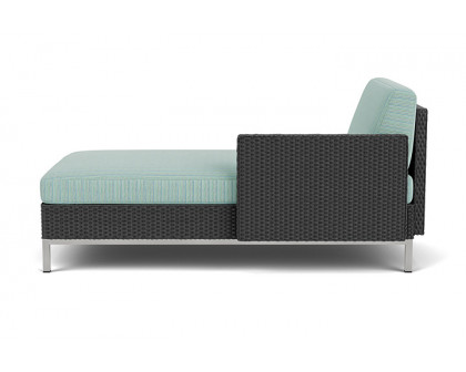 Lloyd Flanders™ Elements Left Arm Chaise with Loom Arm and Back - Charcoal