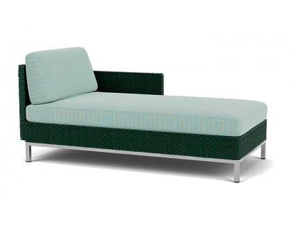 Lloyd Flanders™ Elements Left Arm Chaise with Loom Arm and Back - Woodland