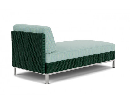 Lloyd Flanders™ Elements Left Arm Chaise with Loom Arm and Back - Woodland