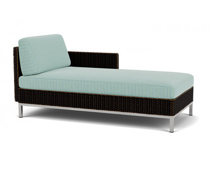 Lloyd Flanders™ Elements Left Arm Chaise with Loom Arm and Back - Mink