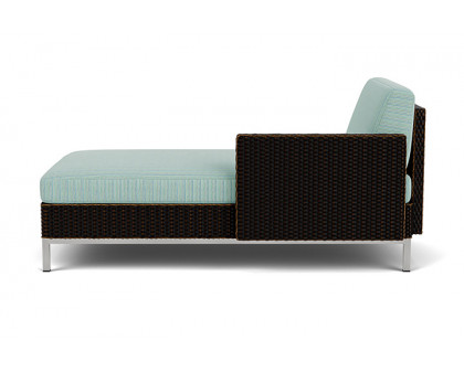 Lloyd Flanders™ Elements Left Arm Chaise with Loom Arm and Back - Mink