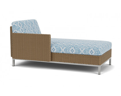 Lloyd Flanders™ Elements Right Arm Chaise with Loom Arm and Back - Fawn