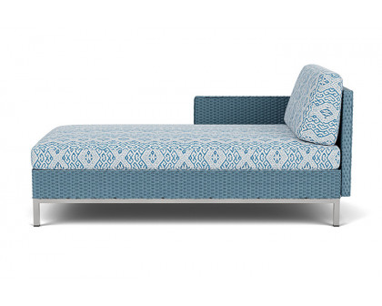 Lloyd Flanders™ Elements Right Arm Chaise with Loom Arm and Back - Stillwater