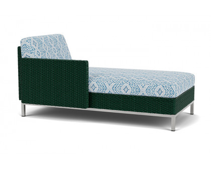 Lloyd Flanders™ Elements Right Arm Chaise with Loom Arm and Back - Woodland