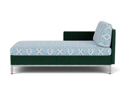 Lloyd Flanders™ Elements Right Arm Chaise with Loom Arm and Back - Woodland