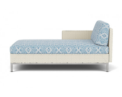 Lloyd Flanders™ Elements Right Arm Chaise with Loom Arm and Back - Ivory