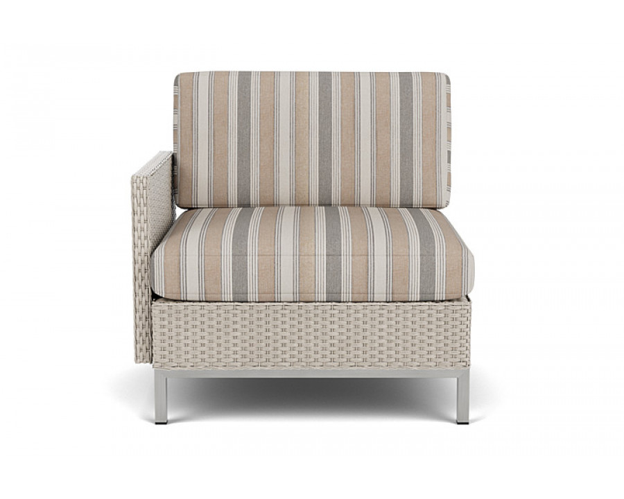 Lloyd Flanders™ Elements Right Arm Lounge Chair with Loom Arm and Back - Linen