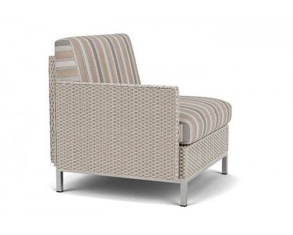 Lloyd Flanders™ Elements Right Arm Lounge Chair with Loom Arm and Back - Linen