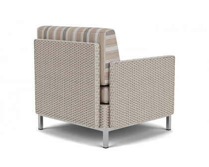 Lloyd Flanders™ Elements Right Arm Lounge Chair with Loom Arm and Back - Linen