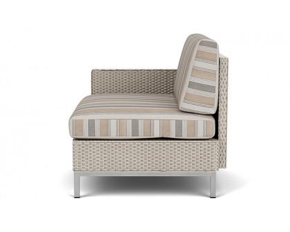 Lloyd Flanders™ Elements Right Arm Lounge Chair with Loom Arm and Back - Linen