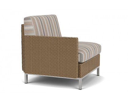 Lloyd Flanders™ Elements Right Arm Lounge Chair with Loom Arm and Back - Fawn