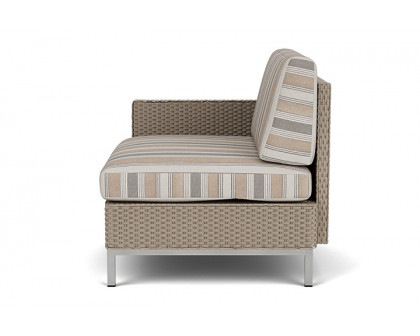 Lloyd Flanders™ Elements Right Arm Lounge Chair with Loom Arm and Back - French Beige