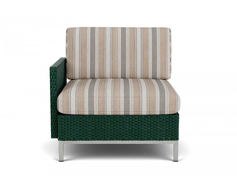 Lloyd Flanders™ Elements Right Arm Lounge Chair with Loom Arm and Back - Woodland