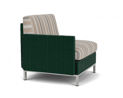 Lloyd Flanders™ Elements Right Arm Lounge Chair with Loom Arm and Back - Woodland