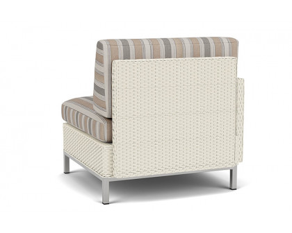 Lloyd Flanders™ Elements Right Arm Lounge Chair with Loom Arm and Back - Ivory