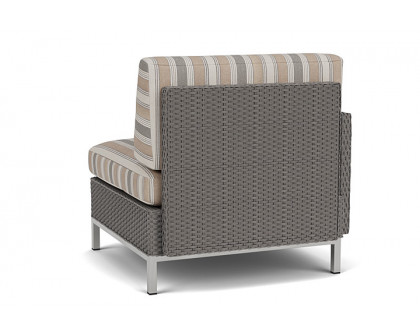 Lloyd Flanders™ Elements Right Arm Lounge Chair with Loom Arm and Back - Pewter