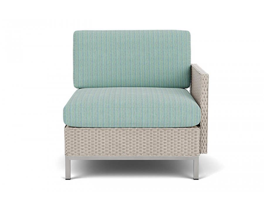 Lloyd Flanders™ Elements  Left Arm Lounge Chair with Loom Arm and Back - Linen