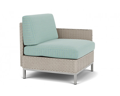 Lloyd Flanders™ Elements  Left Arm Lounge Chair with Loom Arm and Back - Linen