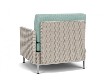 Lloyd Flanders™ Elements  Left Arm Lounge Chair with Loom Arm and Back - Linen