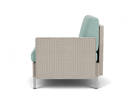 Lloyd Flanders™ Elements  Left Arm Lounge Chair with Loom Arm and Back - Linen