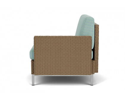 Lloyd Flanders™ Elements  Left Arm Lounge Chair with Loom Arm and Back - Fawn