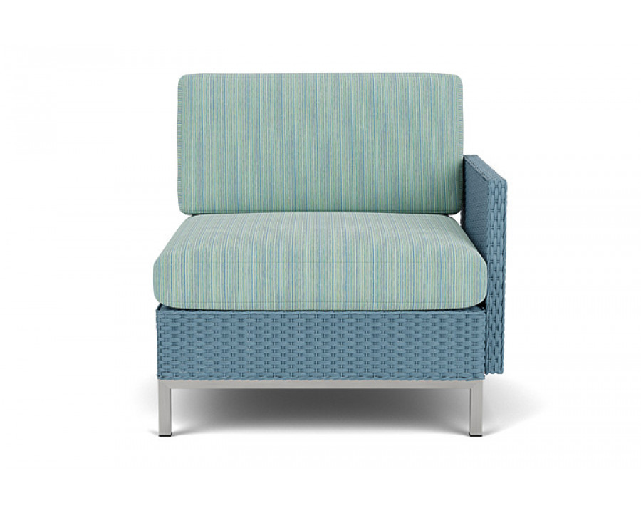 Lloyd Flanders™ Elements  Left Arm Lounge Chair with Loom Arm and Back - Stillwater