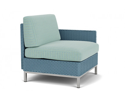 Lloyd Flanders™ Elements  Left Arm Lounge Chair with Loom Arm and Back - Stillwater