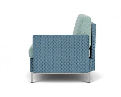 Lloyd Flanders™ Elements  Left Arm Lounge Chair with Loom Arm and Back - Stillwater