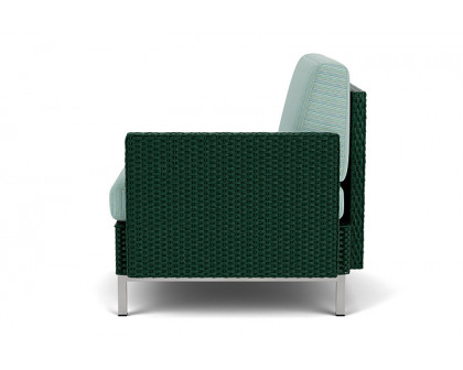 Lloyd Flanders™ Elements  Left Arm Lounge Chair with Loom Arm and Back - Woodland