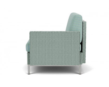 Lloyd Flanders™ Elements  Left Arm Lounge Chair with Loom Arm and Back - Sea Glass