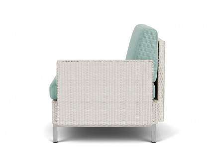 Lloyd Flanders™ Elements  Left Arm Lounge Chair with Loom Arm and Back - Antique White