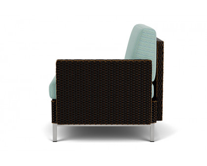 Lloyd Flanders™ Elements  Left Arm Lounge Chair with Loom Arm and Back - Mink