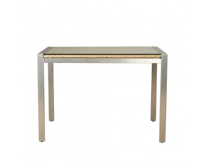 Lloyd Flanders™ Elements 42" Square Dining Table - Linen