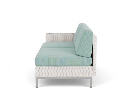 Lloyd Flanders™ Elements Right Arm Settee with Loom Arm and Back - White