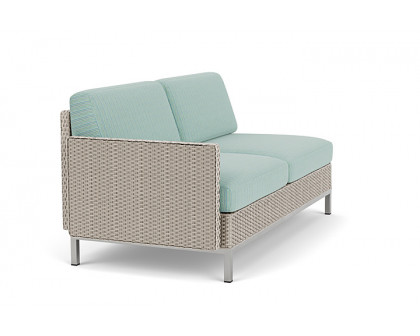 Lloyd Flanders™ Elements Right Arm Settee with Loom Arm and Back - Linen