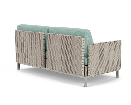 Lloyd Flanders™ Elements Right Arm Settee with Loom Arm and Back - Linen