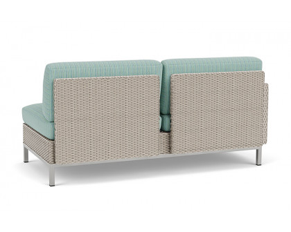 Lloyd Flanders™ Elements Right Arm Settee with Loom Arm and Back - Linen