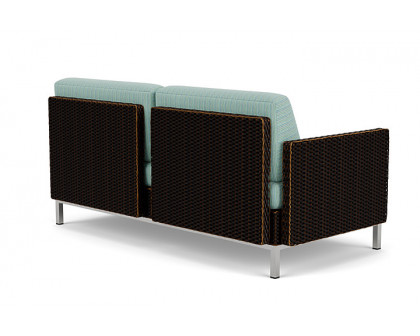 Lloyd Flanders™ Elements Right Arm Settee with Loom Arm and Back - Mink